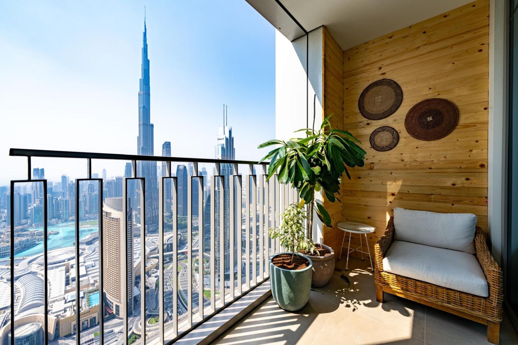 Апартаменти Exclusive Front Row Seats To Burj Khalifa Fireworks From Penthouse Level, Downtown *